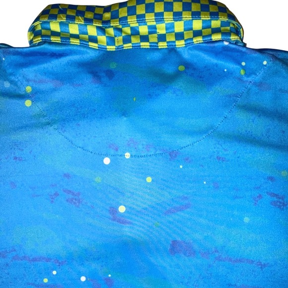 GOLF Snowman Men's Blue Yeti Golf Polo XL Chasing That Dollar Sporty Activewear - Picture 6 of 10